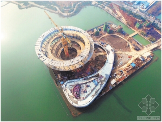 世界最大“漩涡”梅溪湖城市岛封顶